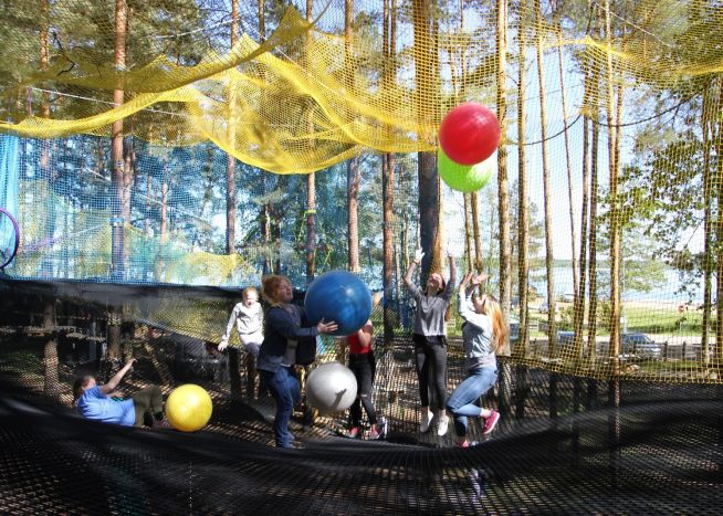 Piedzīvojumu parkā ‘’Daugavpils Tarzāns’’ atklāta – Tīklu trase!