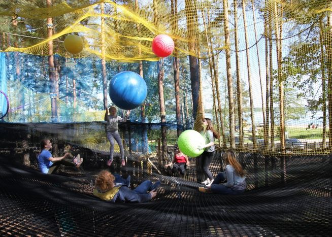 A Net Route is open in the Adventure Park “Daugavpils Tarzan”!